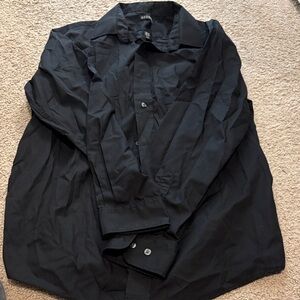 Men's Black button up